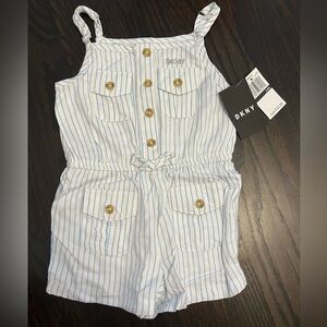 NWT DKNY jumper 24mths blue and white stripes